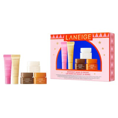 MIDNIGHT MINIS (SET MINI MASCARILLAS NOCTURNAS PARA LABIOS)